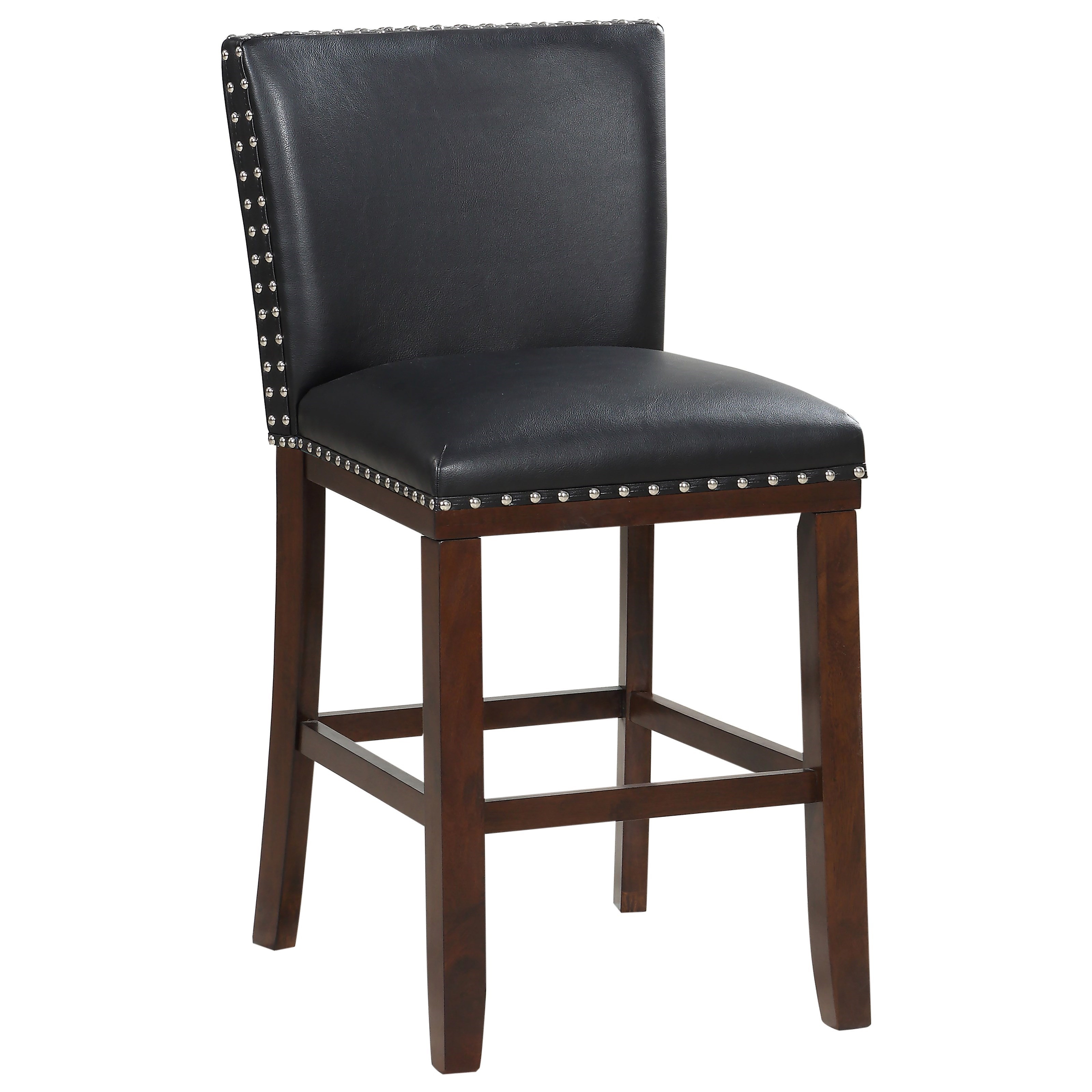 Bonded leather bar best sale stools